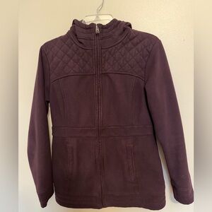 The North Face Fleece Jacket in Plum - Size M